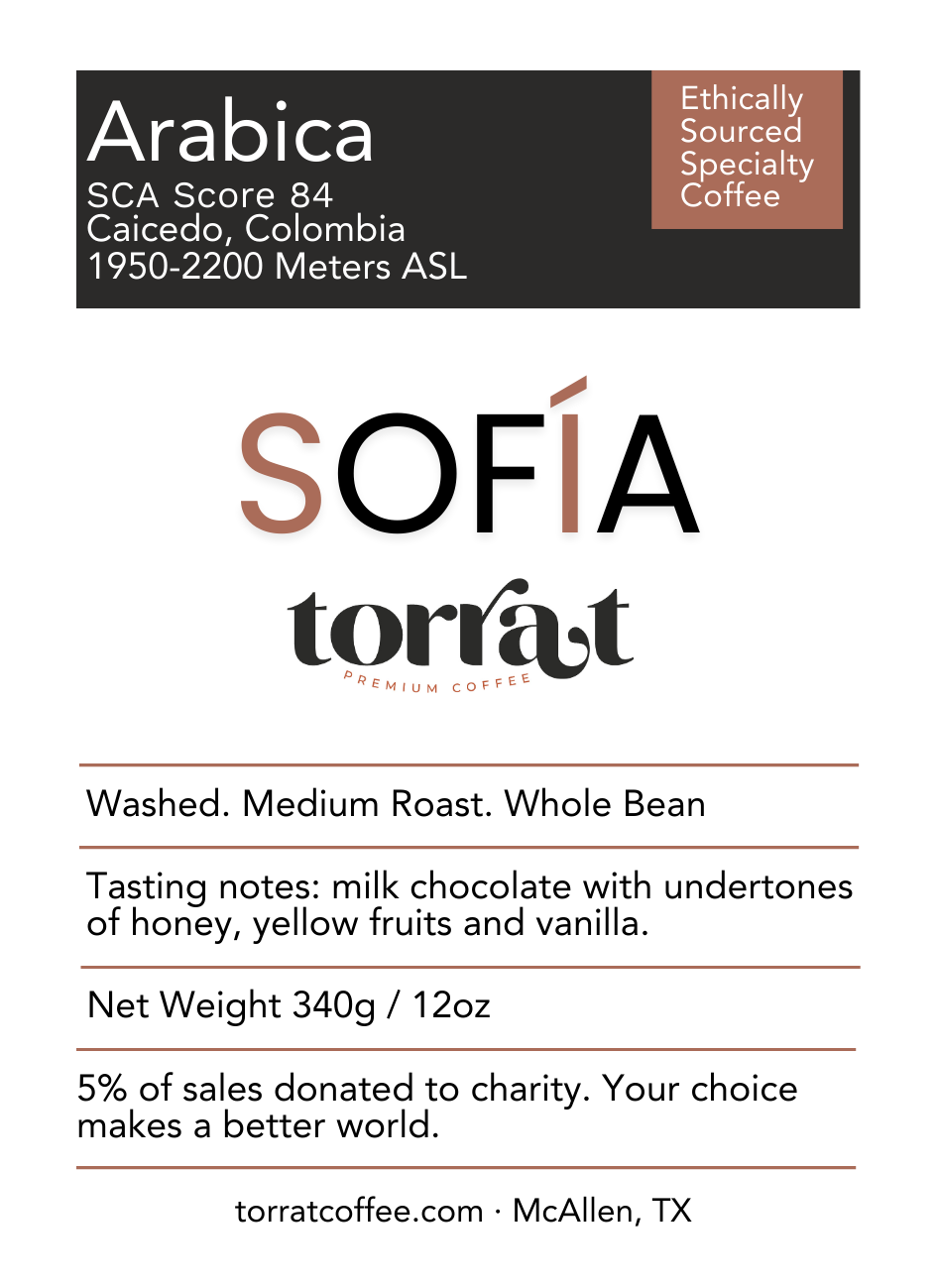 Arabica Colombian Coffee - Whole Bean